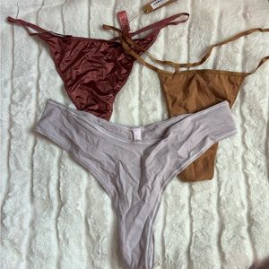 SKIMS 4x Panties Bundle 3/$28